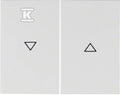 Klawisze z nadrukiem symbolu "strzałka" śnieżnobiały K.1