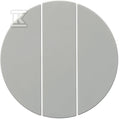 Klawisze do łącznika 3-krotnego, śnieżnobiały, R.1/R.3 biały, połysk