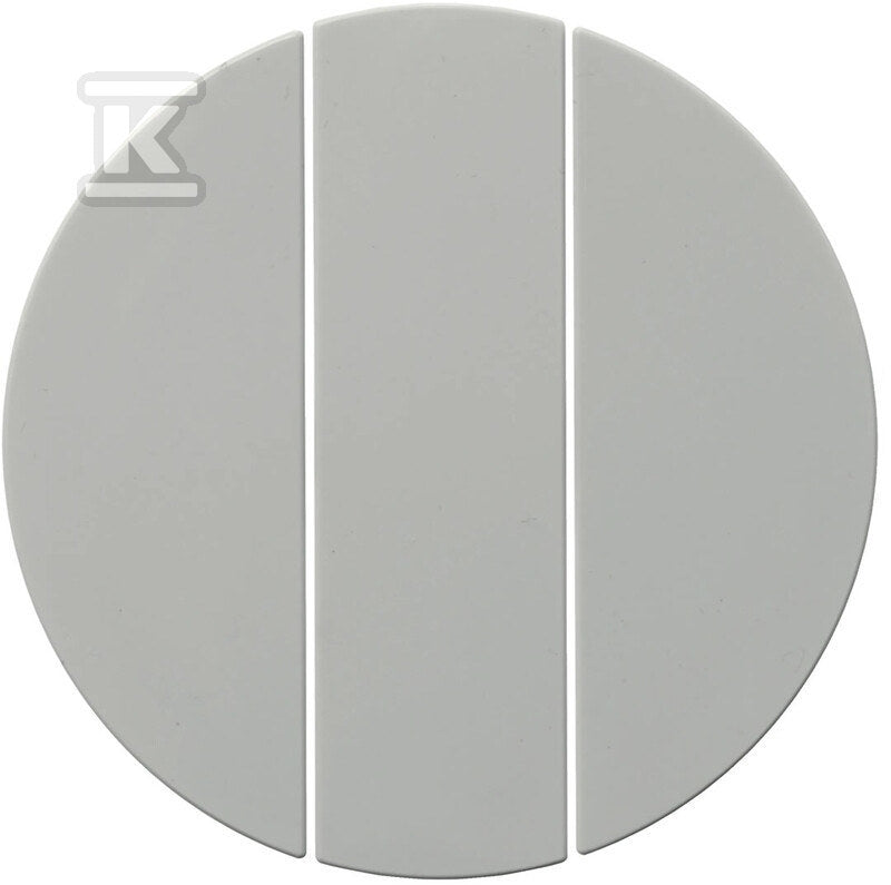 Klawisze do łącznika 3-krotnego, śnieżnobiały, R.1/R.3 biały, połysk
