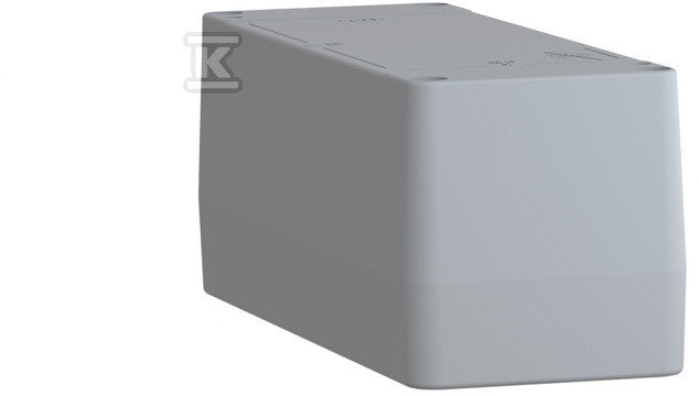 Pusta kaseta sterująca 8 otworów w 2 kolumnach Ø22 szara 151x241 mm plastikowa