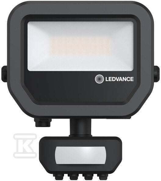 Naświetlacz Floodlight 10 SN P 8W 1K2LM 830 PS SY100 BK Naświetlacz z elastycznym czujnikiem ruchu i światła dziennego, do 1200 lm