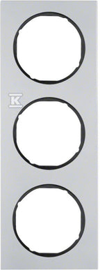 Ramka 3-krotna Berker R.3 aluminiowa / czarny