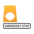 Szyld M22-XZK-GB99 do przycisku M22-PV.Emergency Stop