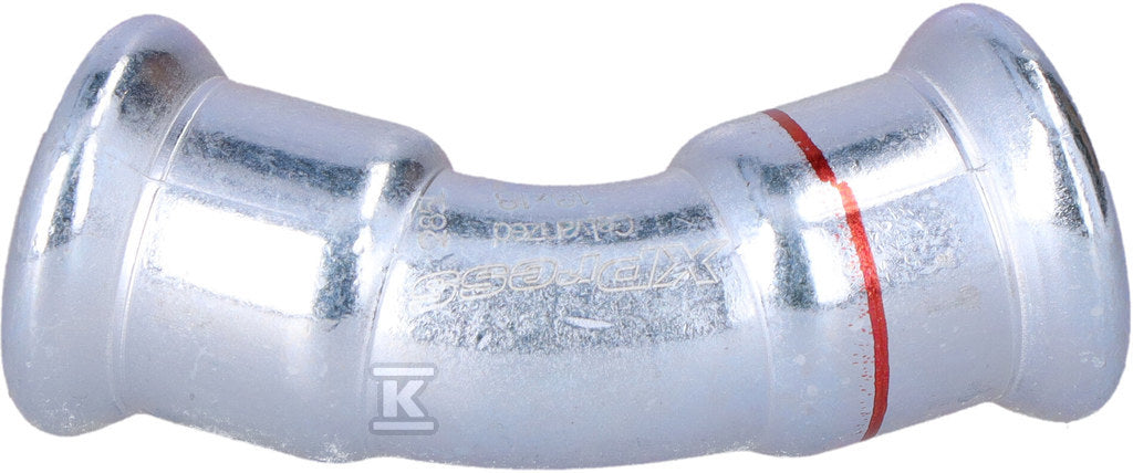Kolano 45° Steel - 18