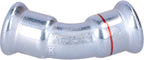 Kolano 45° Steel - 18