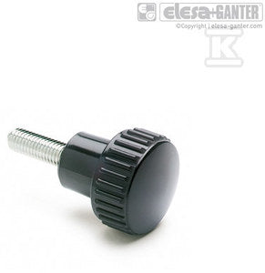 Pokrętło radełkowane B.259/20 P-M6x16