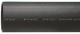 Rura PEHD 250x9.6x5000mm SDR26 S12.5, kolor czarny, QS (Quick Stream)