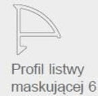 Listwa maskująca 11 / 2000 do wanny biała