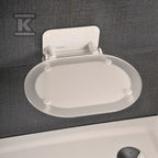 Siedzisko prysznicowe chrome Clear / białe