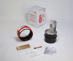 BI-Adapter DN 300 + złącze VPC 270 do połączenia rur o nieokrągłej geometrii zewnętrznej, wersja olejoodporna
