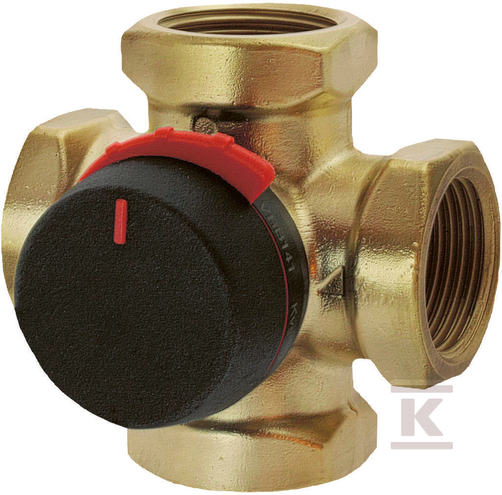 Zawór mieszający VRG141, 4-drogowy, dn40, KVS 25, 1 1/2"wewnętrzny
