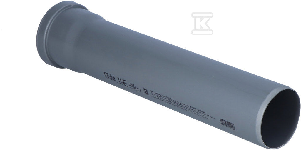 Rura kanalizacji wewnętrznej PP 75x1.9x315 popiel sanitarna Onnline