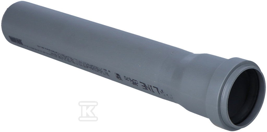Rura kanalizacji wewnętrznej PP 50x1.8x250 popiel sanitarna Onnline