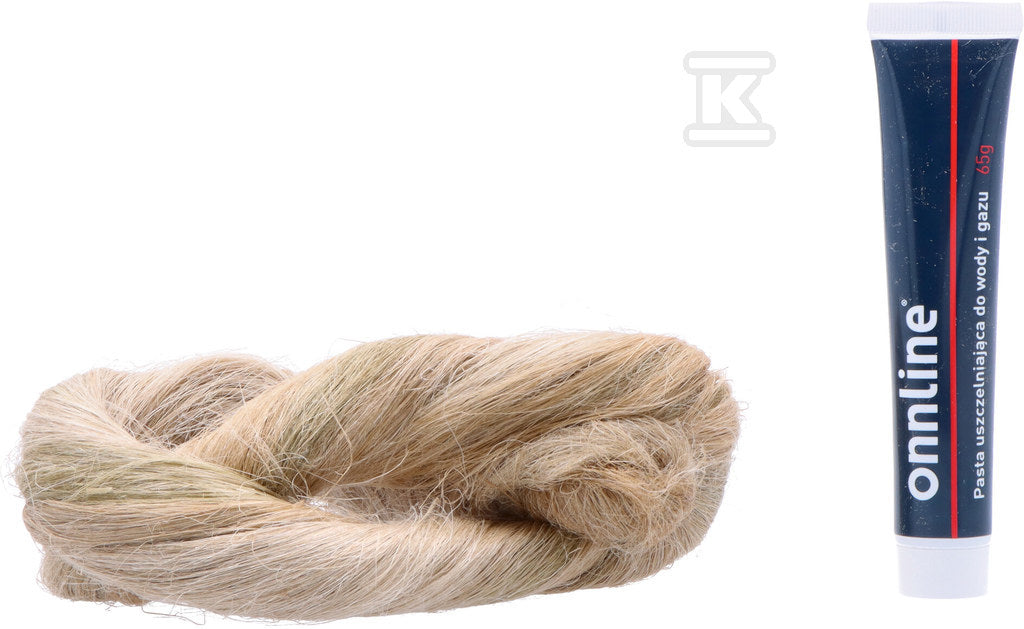 Zestaw (Pasta uszczelniająca 65g + Pakuły lniane 100g) Onnline
