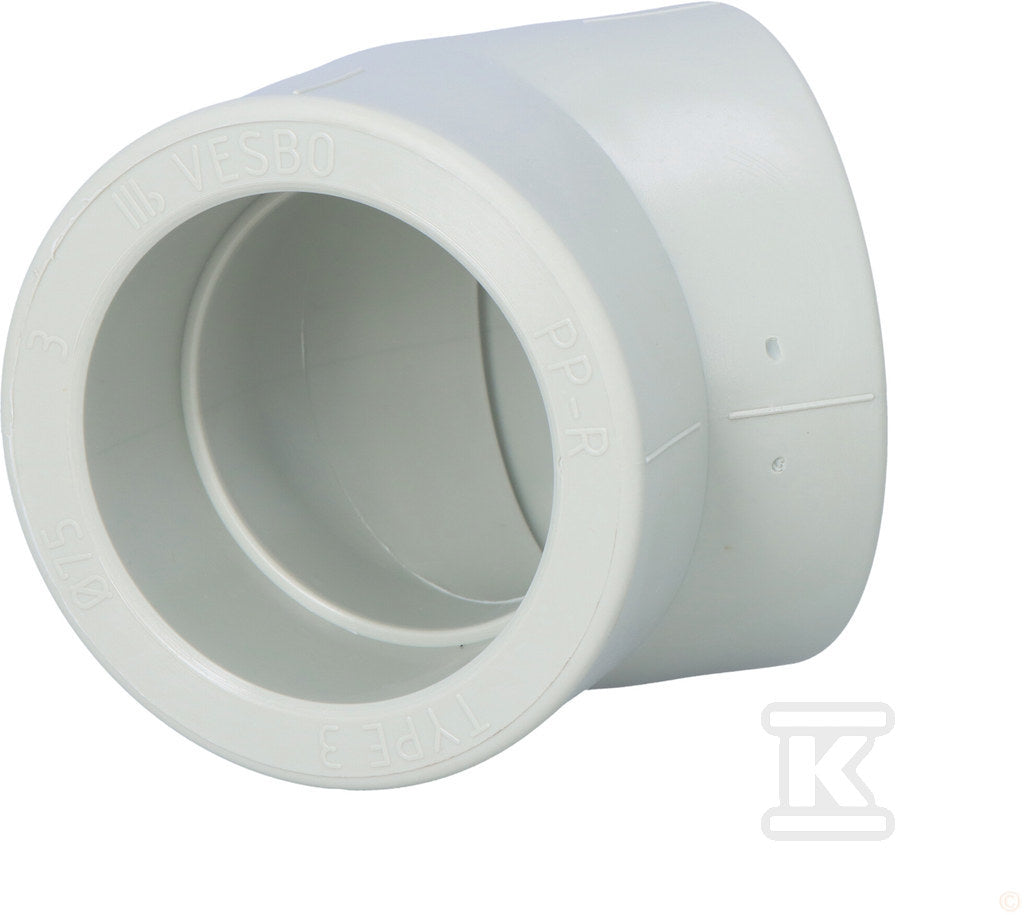 Kolano PP 45st 75mm