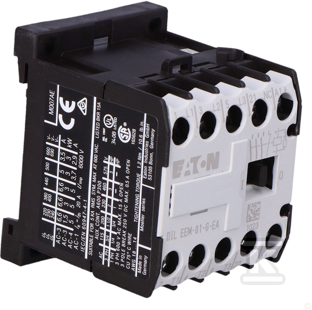 Stycznik miniaturowy, 3kW/400V, sterowanie 24VDC DILEEM-01-G-EA(24VDC)