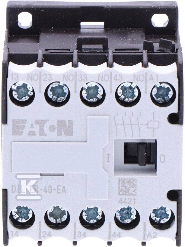 Stycznik pomocniczy miniaturowy, 4Z/0R, sterowanie 230VAC DILER-40-EA(230V50HZ,240V60HZ)