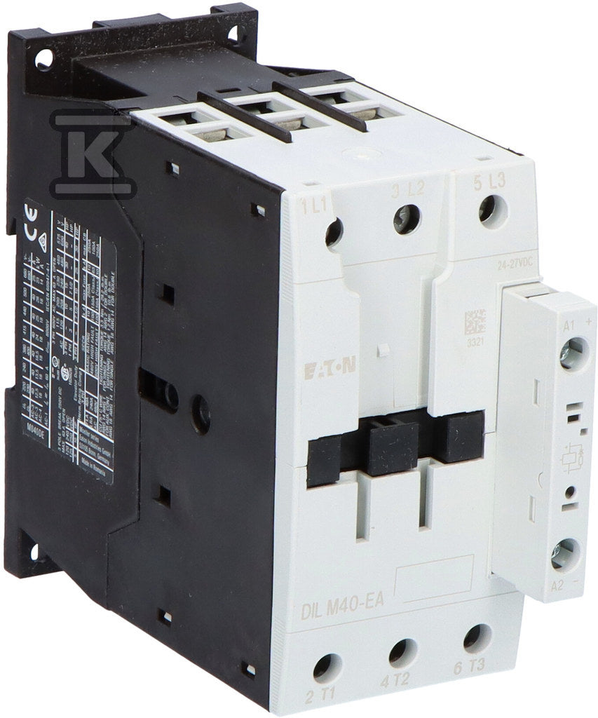 Stycznik 18, 5kW/400V, sterowanie 24VDC DILM40-EA(RDC24)