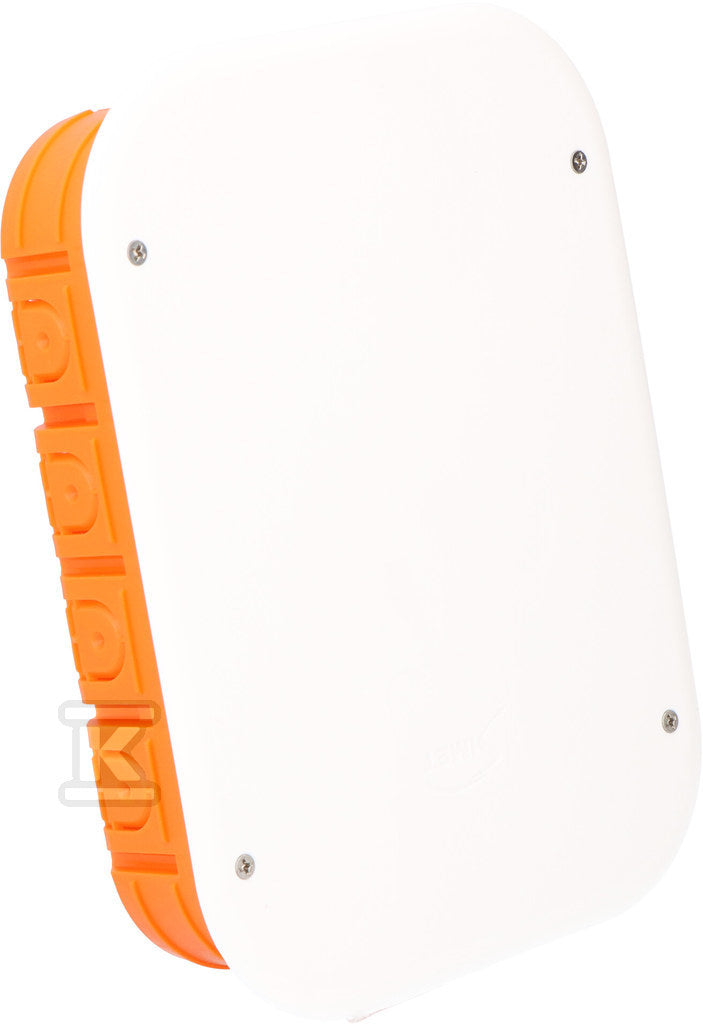 Puszka podtynkowa 171x229x52 mm, z pokrywą, Multiwall, pomarańczowy M6x60FP