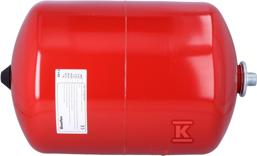 BASEFLEX 25/1,5, 6 bar, naczynie wzbiorcze do c.o.
