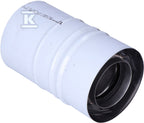 Adapter kominowy powietrzno-spalinowy DN 60/100 uniwersalne do kotłów kondensacyinych z adapterem z tworzywa
