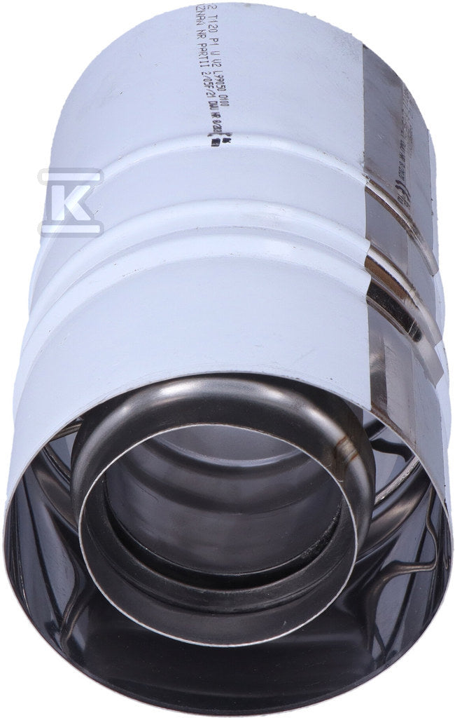 Adapter kominowy powietrzno-spalinowy DN 60/100 uniwersalne do kotłów kondensacyinych z adapterem z tworzywa