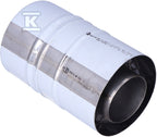 Adapter kominowy powietrzno-spalinowy DN 60/100 uniwersalne do kotłów kondensacyinych z adapterem z tworzywa