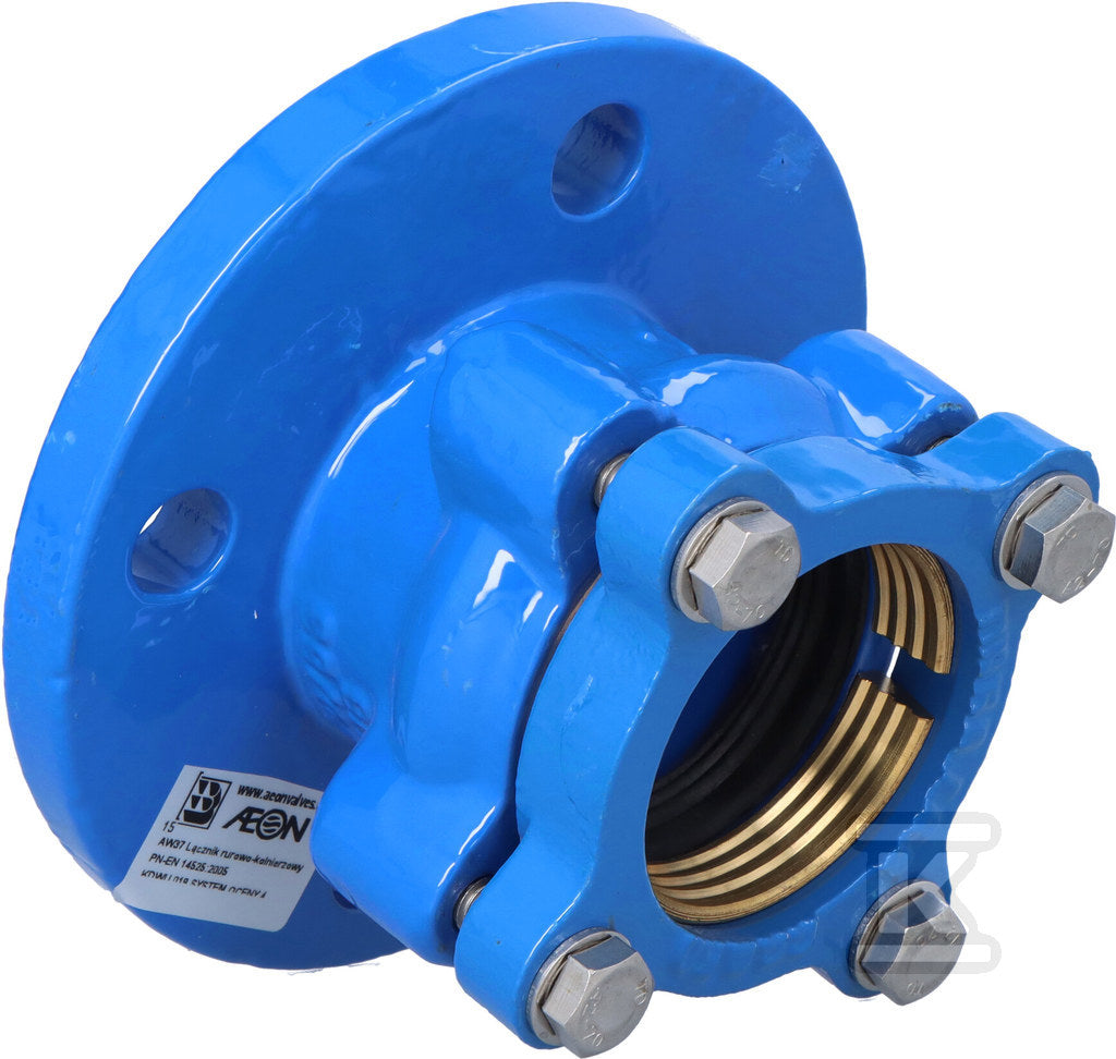 Łącznik Rk Do Rur Pe Pcv Dn50 Pn16 Epdm Dz63