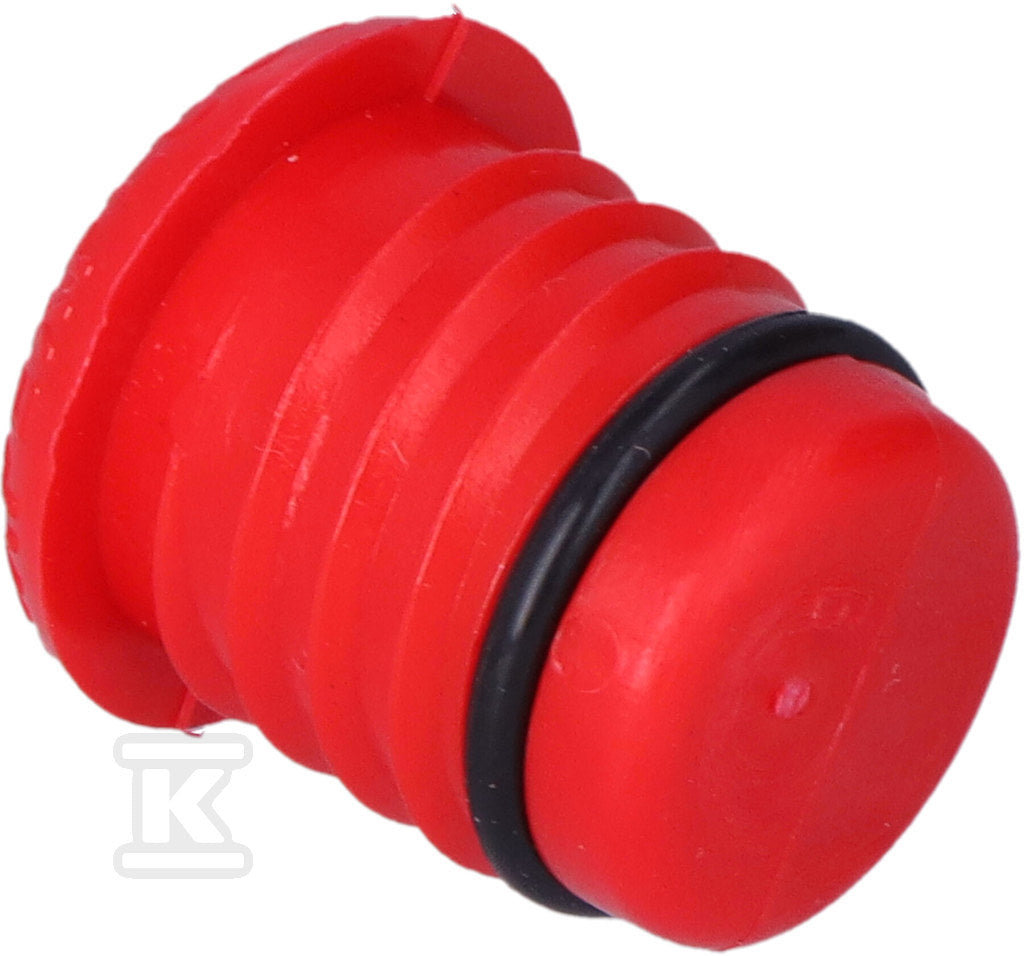 Korek do prób szczelności 20x2 czerwony Onnline OPK = 5 sztuk