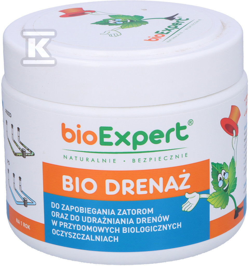 Preparat biologiczny BIO DRENAŻ 250g przeciw zapychaniu się drenażu i studzienek kanalizacyjnych