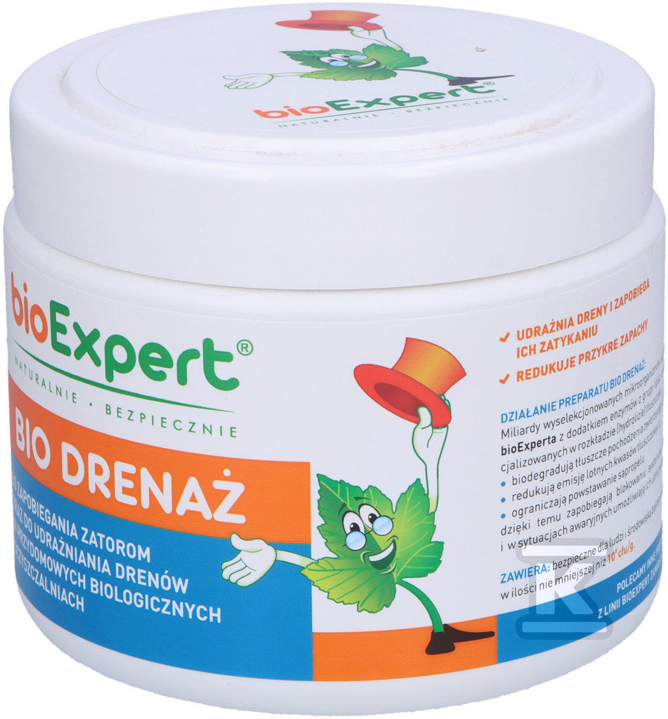Preparat biologiczny BIO DRENAŻ 250g przeciw zapychaniu się drenażu i studzienek kanalizacyjnych