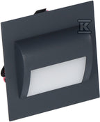 Oprawa schodowa LED Inga, antracyt, 1,2W, 5900K, zimna