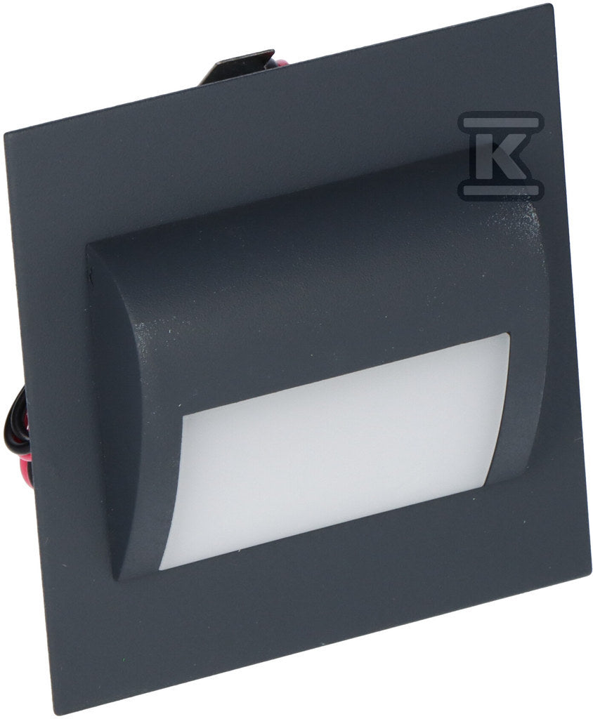 Oprawa schodowa LED Inga, antracyt, 1,2W, 5900K, zimna