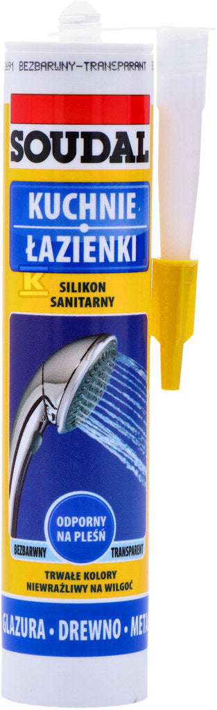 Silikon sanitarny 280ml bezbarwny