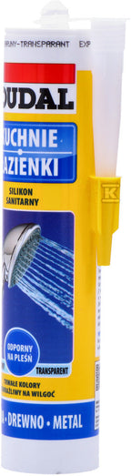 Silikon sanitarny 280ml bezbarwny