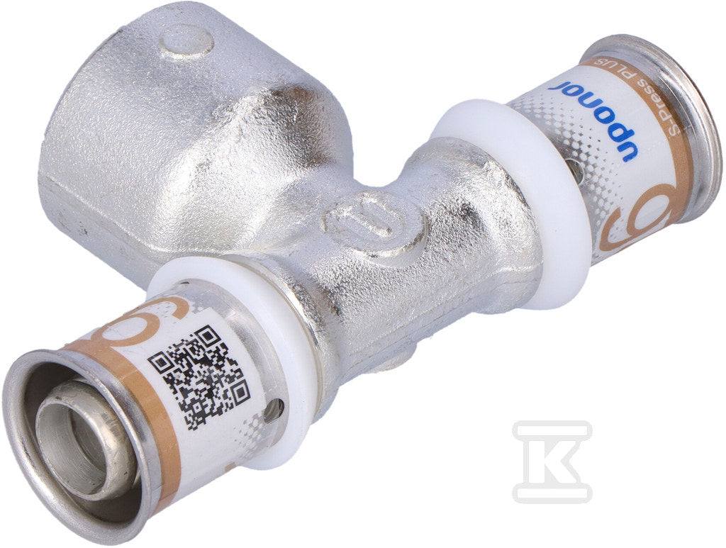 Uponor S-Press PLUS trójnik z gwintem wewn. 16-Rp1/2"FT-16