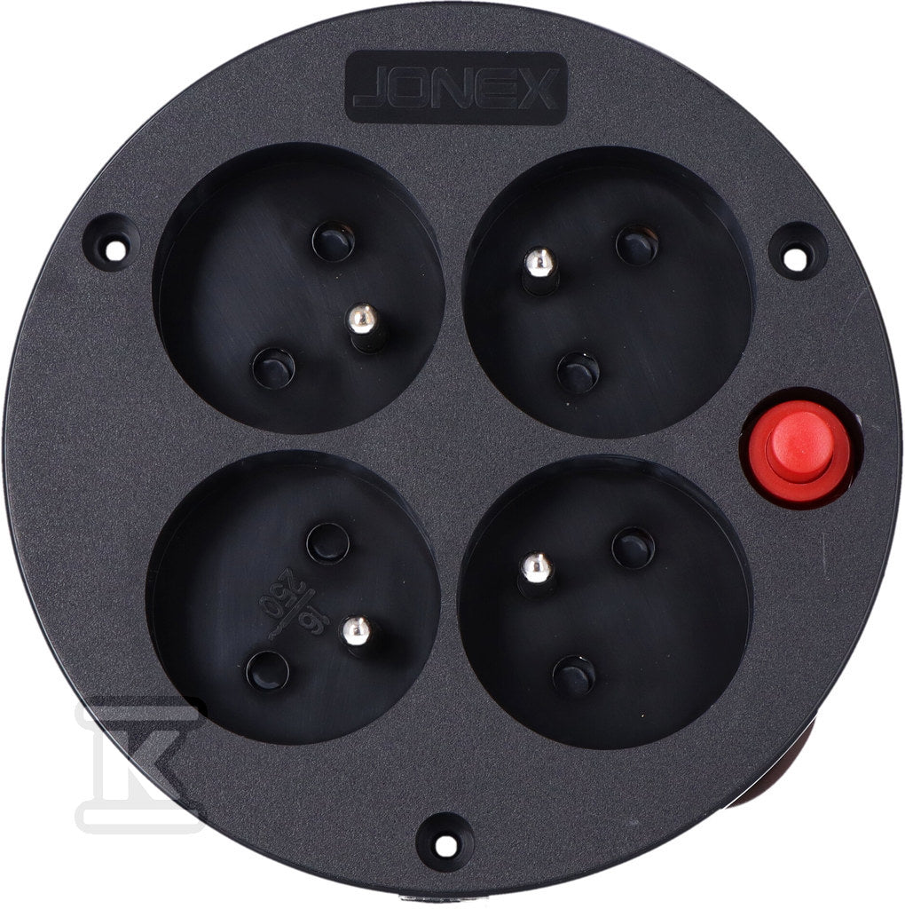 Gniazdo do przedłużacza 4x220V+Termik GDPN NOWE