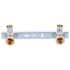 Płytka montażowa 150mm z kolankami press GW 16mm x 1/2" Onnline
