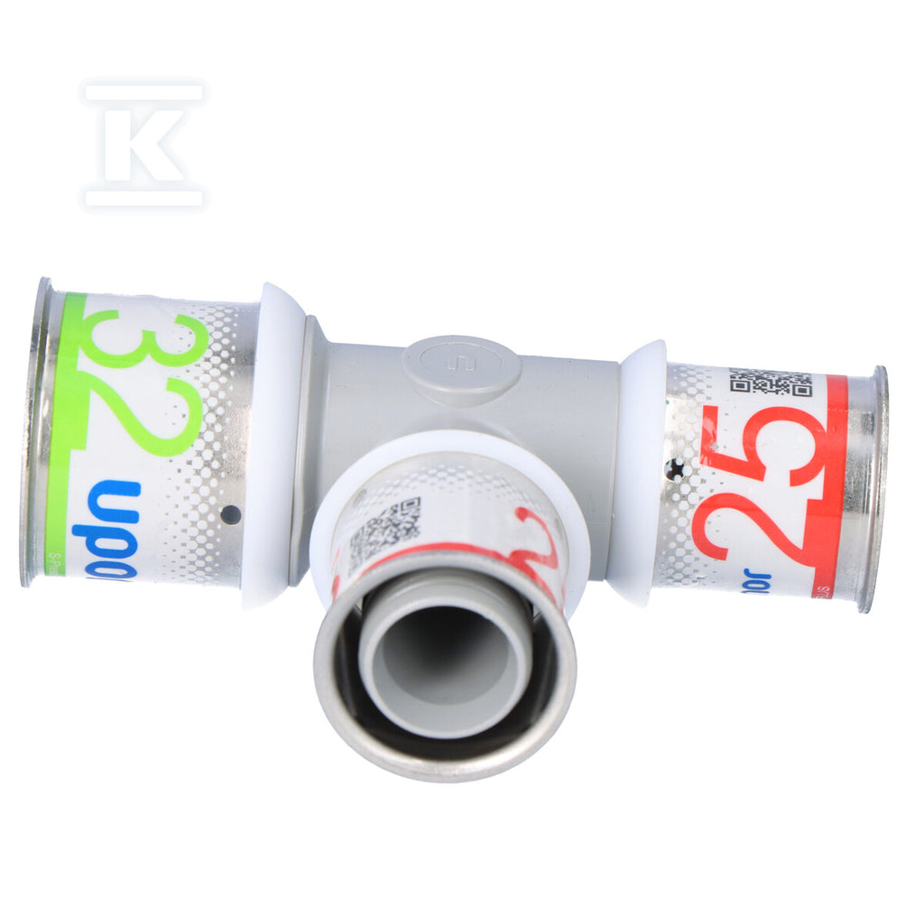 Uponor S-Press PLUS trójnik redukcyjny PPSU 32-25-25