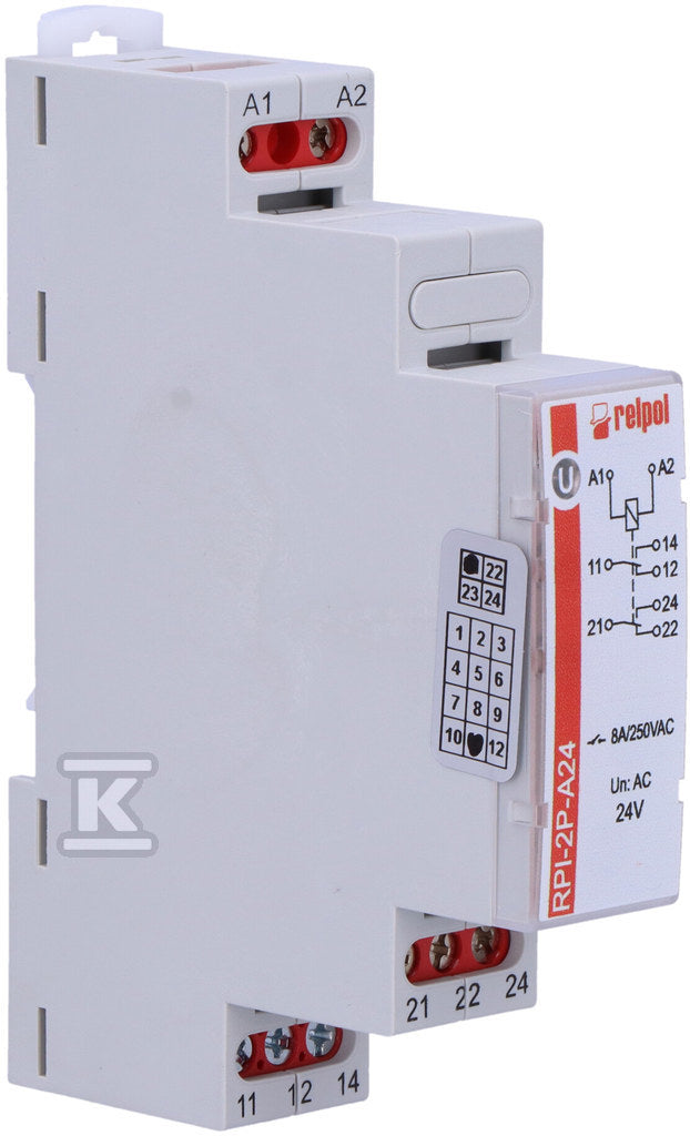 Przekaźnik instalacyjny RPI-2P-A24