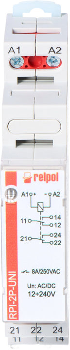Przekaźnik instalacyjny RPI-2P-UNI