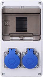 Rozdzielnica LAGO 6M 2x250V ONNLINE POWER