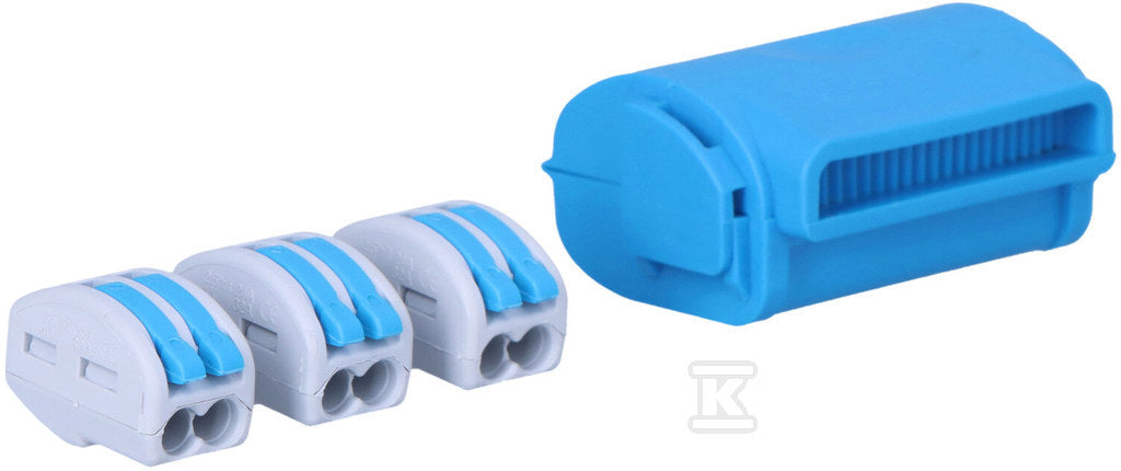 3złączki 2x0,2-4mm2+ 1 mufa żelowa - zestaw