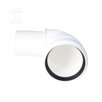 Kolano do systemów kominowych PP redukcyjne 87° DN60/80mm z uszczelką [EPDM] ONNLINE