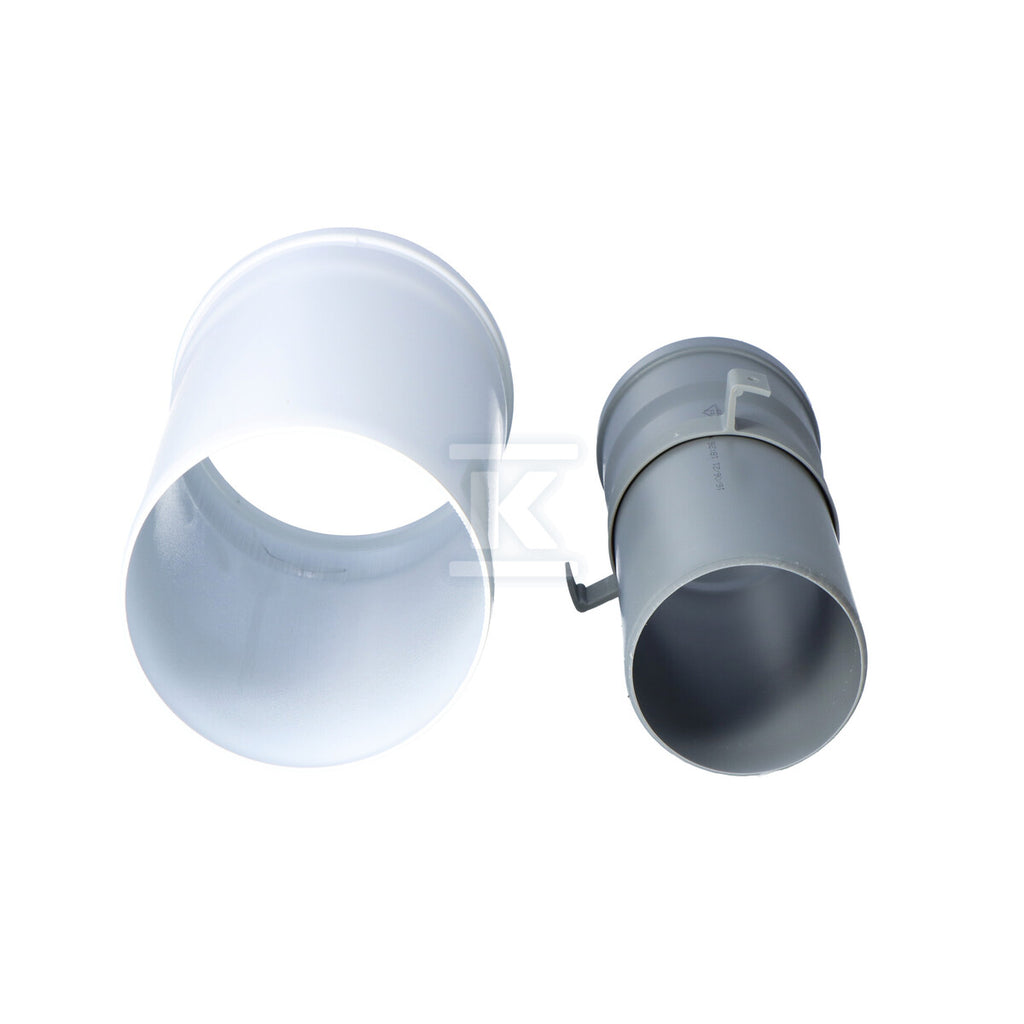 Rura kominowa prosta koncentryczna PP-AL L250mm DN80/125mm z uszczelką [EPDM] ONNLINE