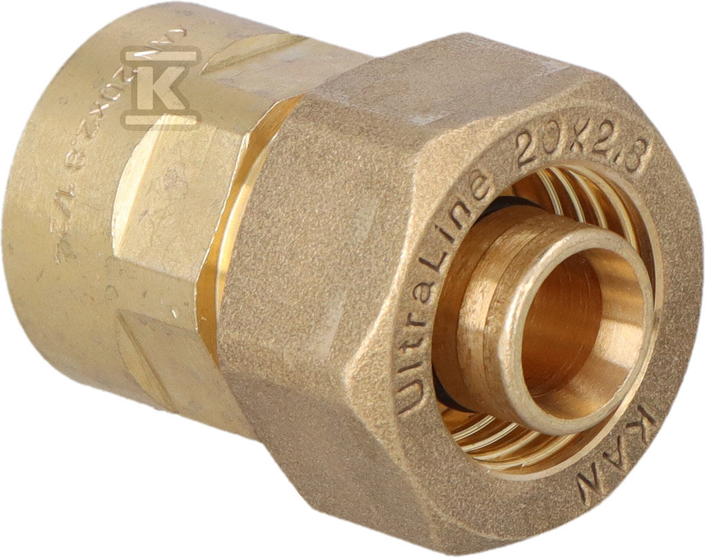 Złączka mosiężna skręcana GW ultraLINE - 20 G1/2"