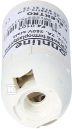 Oprawka termoplastyczna E-14, 2A, 250V biała ONNLINE