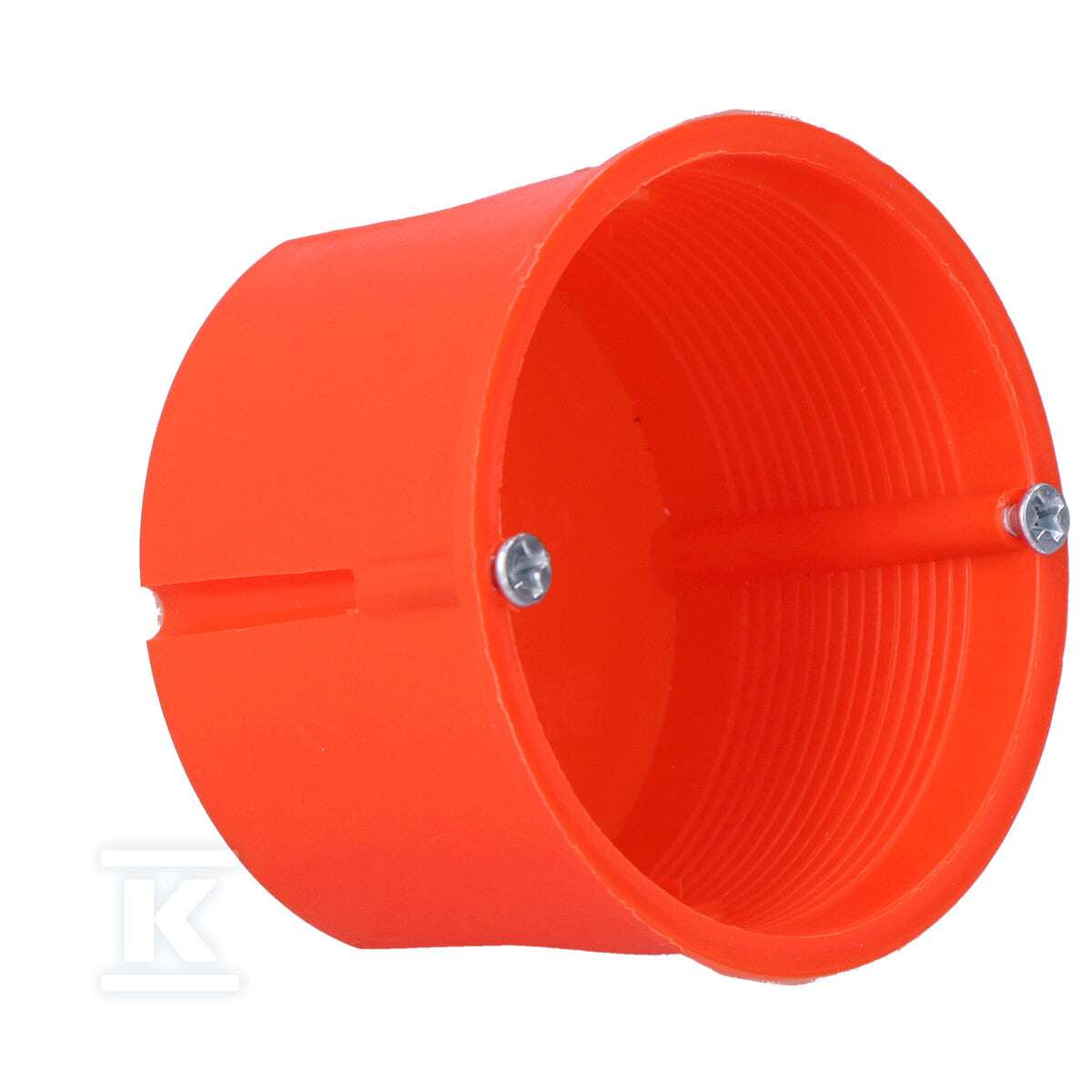 Puszka podtynkowa ONNLINE PRO PK-60F z wkrętami, czerwona, IP 20