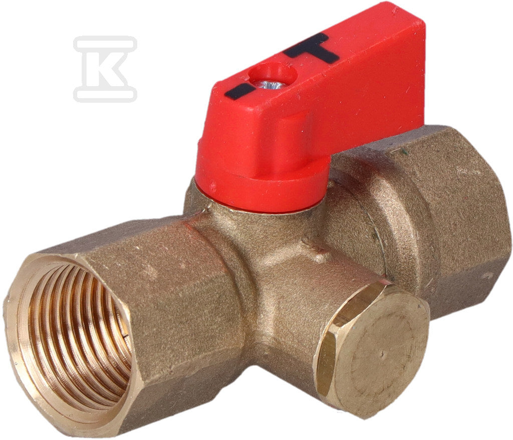 Kurek manometryczny AMC 2-drogowy, 2x GW G1/2", PN25