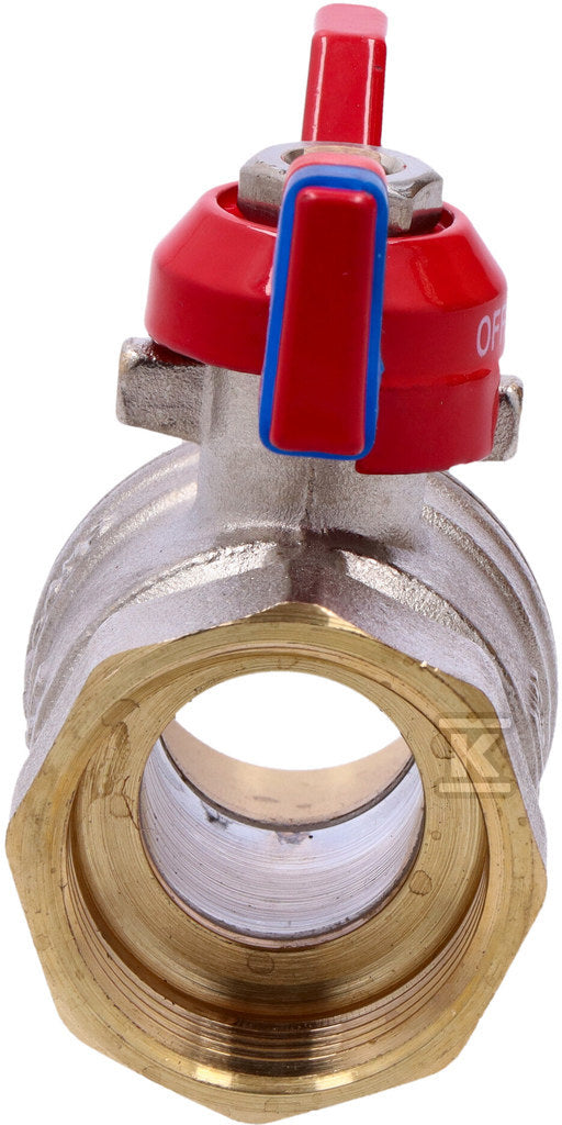Kurek kulowy nakrętno-wkrętny z motylkiem, 1", F-Comfort